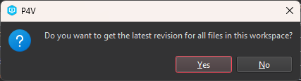 Figure 5: Get latest revision pop-up